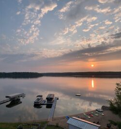 Sunset on Pokegama Lake